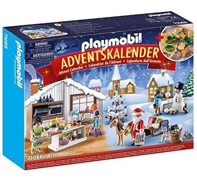 Playmobil 71088 Adventskalender Weihnachtsbacken Spielzeug 92 Teile Kinder