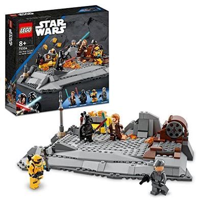 LEGO 75334 Star Wars Obi-Wan Kenobi vs. Darth Vader Spielset 408 Teile Spielzeug