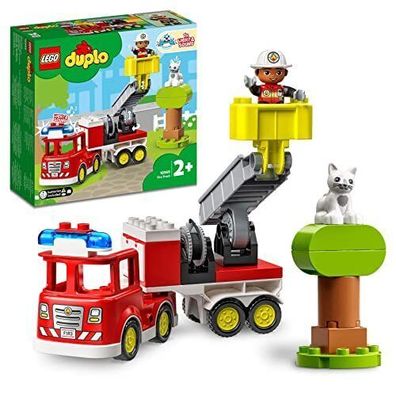 LEGO 10969 DUPLO Town Feuerwehrauto Spielzeug Lernspielzeug 21 Teile Kleinkinder