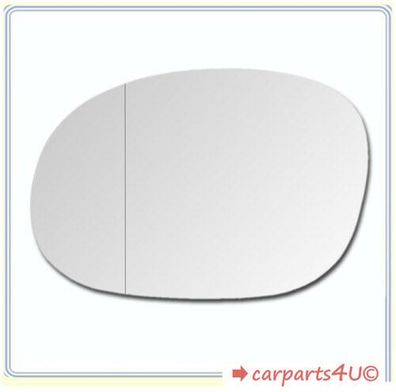 Spiegel Spiegelglas für Citroen C2 2003-2009 Links Asphärisch