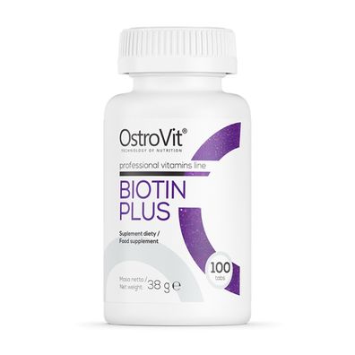 OstroVit Biotin Plus 2500µg 100 Tabletten mit Zink Selenium Folsäure hochdosiert