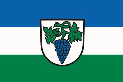 Aufkleber Fahne Flagge Weingarten (Baden) in verschiedene Größen