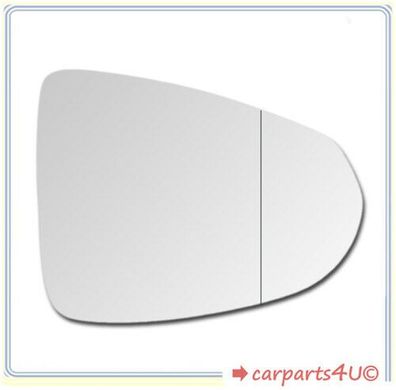 Spiegel Spiegelglas für Chevrolet Captiva ab 2007 Rechts Asphärisch