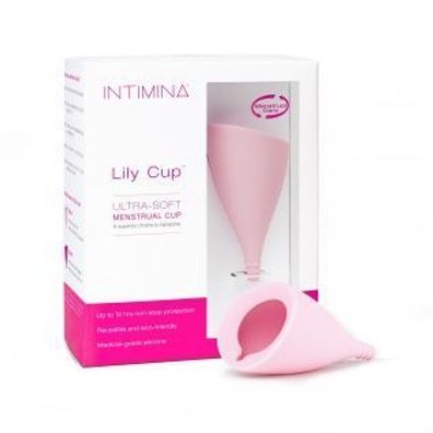 Intimina Lily Cup Gr A, sehr weiche Menstruationstasse, wiederverwendbar