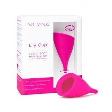Intimina Lily Cup Größe A, sehr weiche Menstruationstasse, wiederverwendbar