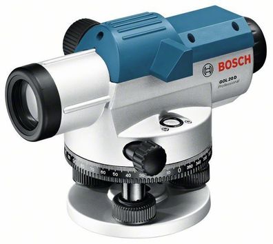 Bosch Optisches Nivellierger?t GOL 20 D, mit Baustativ BT 160, Messstab GR 500