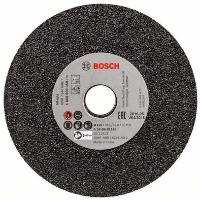 Bosch Schleifscheibe f?r Geradschleifer, 125 mm, 20 mm, 24