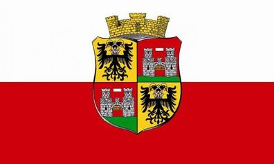 Aufkleber Fahne Flagge Wiener Neustadt in verschiedene Größen