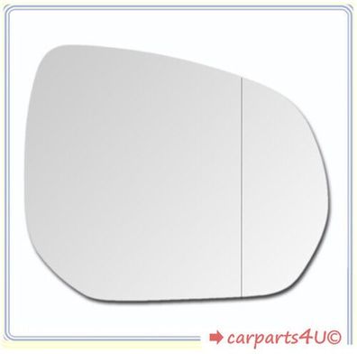 Spiegel Spiegelglas für Peugeot 3008 2009-2013 Rechts Asphärisch