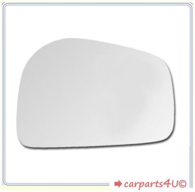 Spiegel Spiegelglas für Daeowoo MUSSO 1993-2006 Rechts Konvex