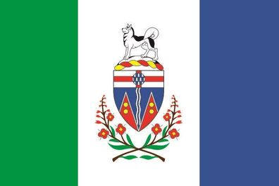 Aufkleber Fahne Flagge Yukon in verschiedene Größen