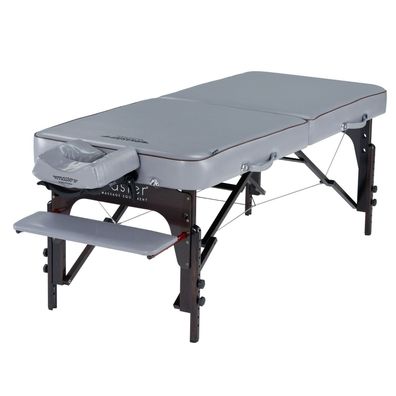Master Massage 71cm Montour LX Mobil Klappbar Massageliegepaket Tisch Bett Grau