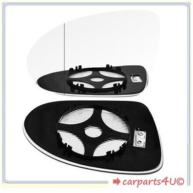 Spiegelglas AUßENSPIEGEL FÜR SMART Forfour 2004-2006 Beheizbar LINKS Asphärisch
