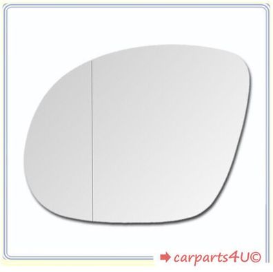 Spiegel Spiegelglas für HONDA CRX E9 M3 TUNING Links Asphärisch