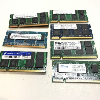 1GB 2Rx8 | 1Rx8 DDR2 PC2-4200S PC2-5300S PC2-6400S Laptop SO-DIMM