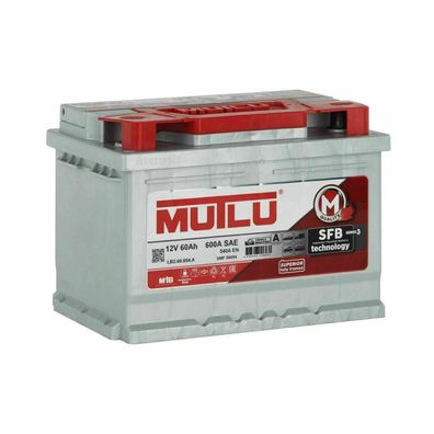 MUTLU 12V 60Ah SFB Autobatterie Batterie Starterbatterie