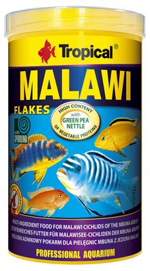 Tropical Malawi 1000 ml Flakes Premium Flocken Barschfutter Cichliden