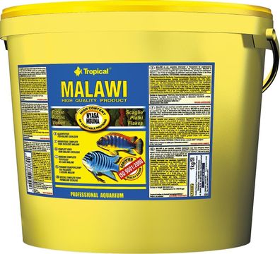 Tropical Malawi 11L Flocken TOP Flockenfutten Cichlid Pflege Wachstum Nährstoffe