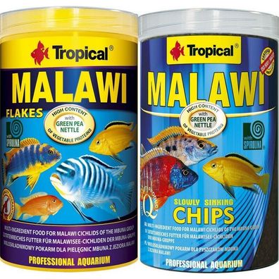 Tropical Malawi Chips 1000 ml + 1000 ml Tropical Malawi Sparset Doppelpack