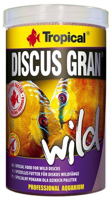 1000 ml Tropical Wild Discus Gran / Diskusgranulat NEU Natürliches Premiumfutter