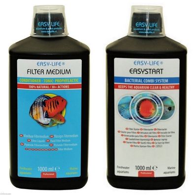 1000 ml Easy Easystart Aquastart + Easy Life 1000 ml Filtermedium FFM Aquarium