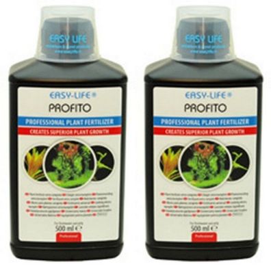 2x500 ml Easy Life ProFito Pflanzendünger Aquarium Dünger Zusatz Nährstoffe