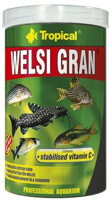 Tropical Welsi Gran Granulat 1000 ml sinkendes Futter für Welse und Corydoras