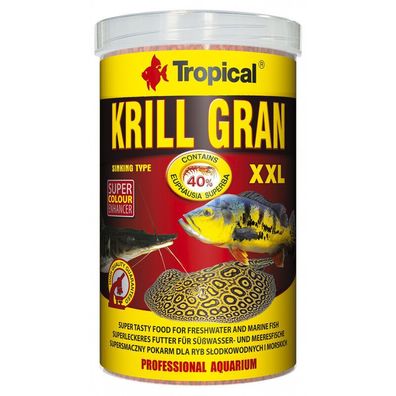 Tropical Krill Gran 1000 ml XXL 40 % Krill Anteil Süß-Meerwasser