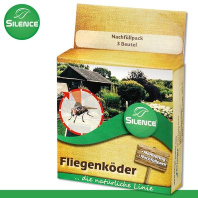 Schopf Ecoline Silence 1 x 3 Beutel Fliegenköder Nachfüllpack Monitoring zur Be