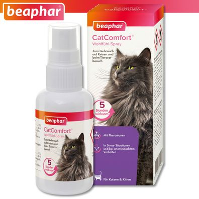 Beaphar 60 ml CatComfort Wohlfühlspray Katzen für Reisen