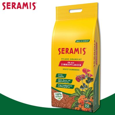Seramis 15 Liter Pflanz-Granulat für Zimmerpflanzen | ersetzt Blumenerde