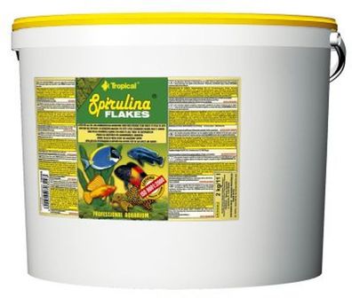 Tropical Spirulina Flakes 5000ml Fischfutter Spirulina Flocken Süßwasser Marine