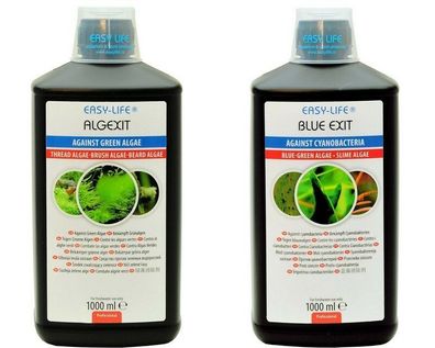 1000 ml Easy Life AlgExit + 1000 ml Easy Life Blue Exit Algen Sparpaket Blaualge