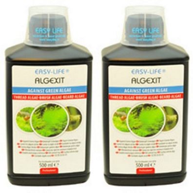 2x 500ml Easy Life AlgExit TOP Algenvernichter Aquarium Grünalgen Drahtalgen