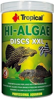 Tropical Hi-Algae Plecos Discs XXL 1000 ml Algen Futter Welse Welschips Neuheit