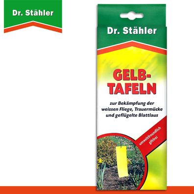 Dr. Stähler 1 x 6 Stück Gelb-Tafeln (200 x 80 mm)