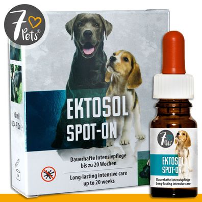 Schopf 7 Pets 10 ml Ektosol Spot-On für Hunde ab der 12. Lebenswoche