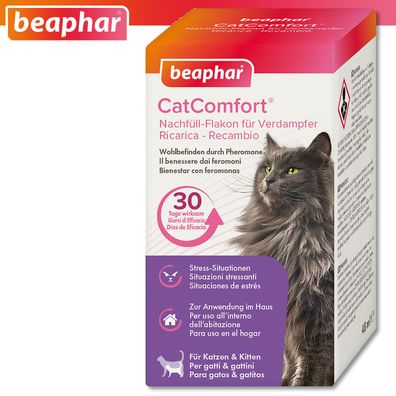 Beaphar 48 ml CatComfort Nachfüll-Flakon für Verdampfer Wohlbefinden Katze