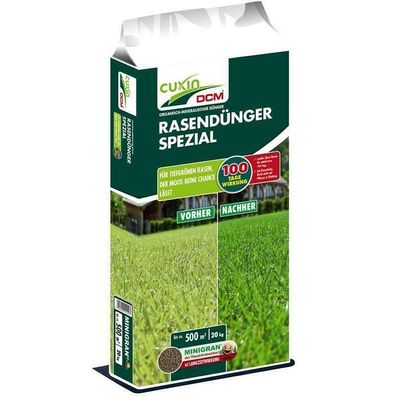 20 kg Cuxin Rasendünger Spezial Startdünger Rasen Dünger Nachsaat