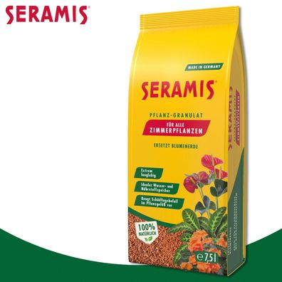 Seramis 7,5 Liter Pflanz-Granulat für Zimmerpflanzen | ersetzt Blumenerde