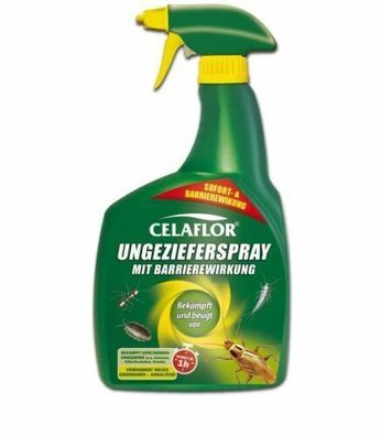 Celaflor® Ungezieferspray mit Barrierewirkung 800 ml Schaben Spinnen Schädlinge
