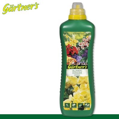 Gärtner’s 1 l Blumendünger mit Guano Seevogel-Guano vitale Blühpflanzen