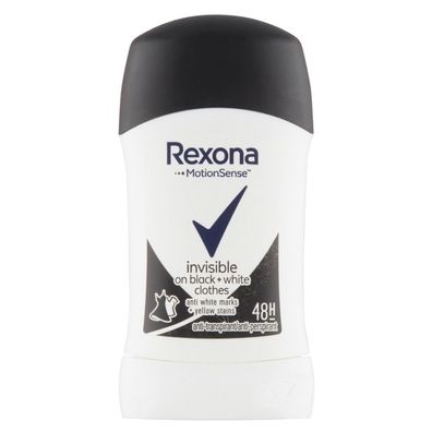 Rexona Invisible On Black + White Clothes Anti-Transpirant Stick 40 ml