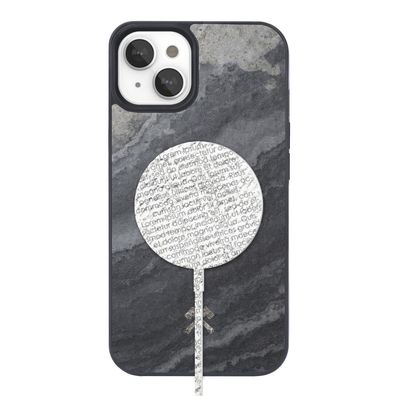 Woodcessories Bumper Case MagSafe für iPhone 14 Plus - Camo Gray