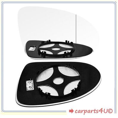 Spiegelglas AUßENSPIEGEL SMART Forfour 2004-2006 Beheizbar RECHTS Asphärisch