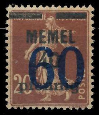 MEMEL 1921 Nr 35 postfrisch X8876AE