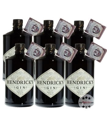 Hendrick?s Gin Set Classic 6 x 0,7l (44 % Vol., 4,2 Liter) (44 % Vol., hide)