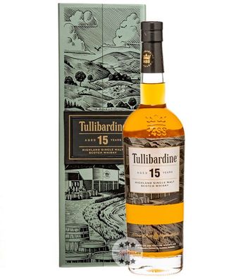 Tullibardine 15 Jahre Highland Single Malt Whisky (43 % Vol., 0,7 Liter) (43 % Vol.,