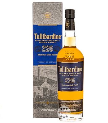 Tullibardine 225 Sauternes Cask Finish Highland Single Malt Whisky (43 % Vol., 0,7 Li