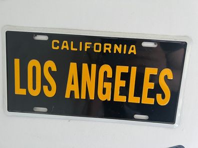 Los Angeles Schild Kennzeichen Deko ca 15x25cm